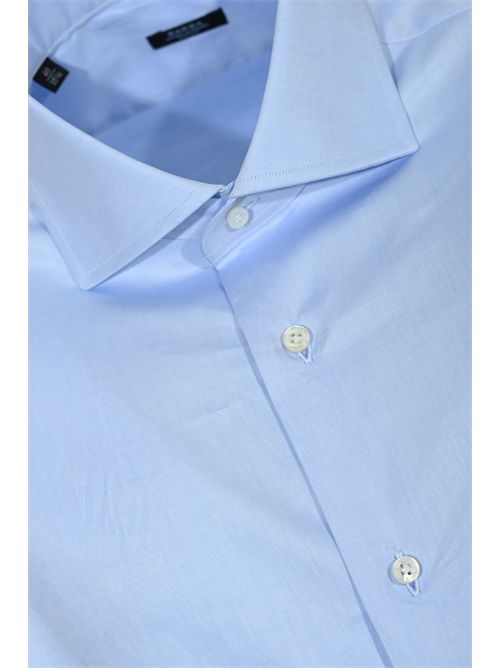 Camicia in cotone azzurro BARBA NAPOLI | P01440920003